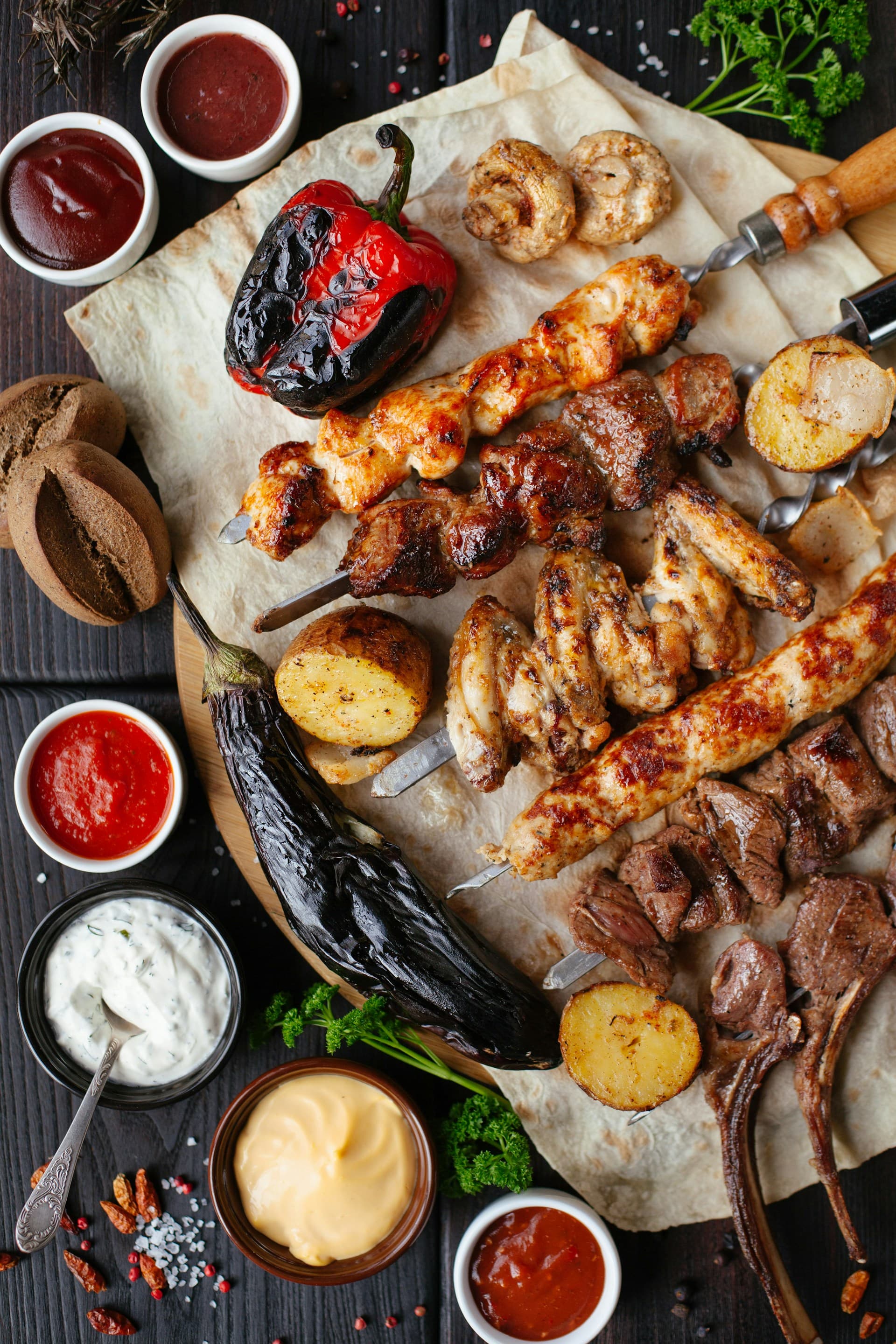 Smoky roadhouse grill